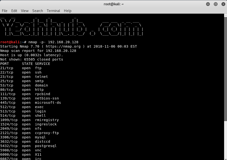Comandi Nmap