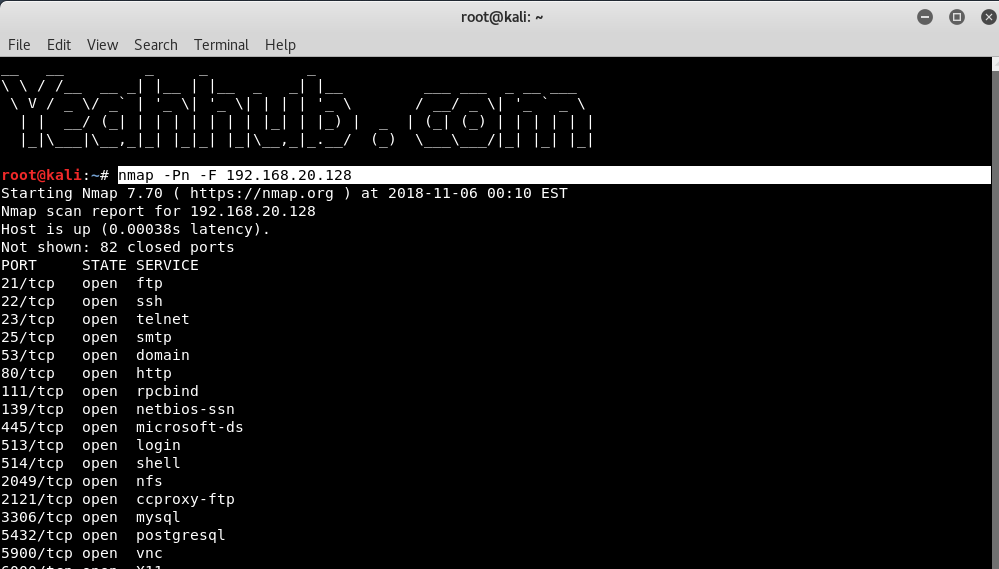 Comandi Nmap