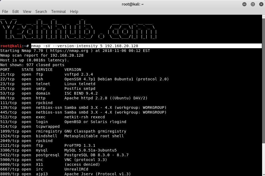 Comandi Nmap