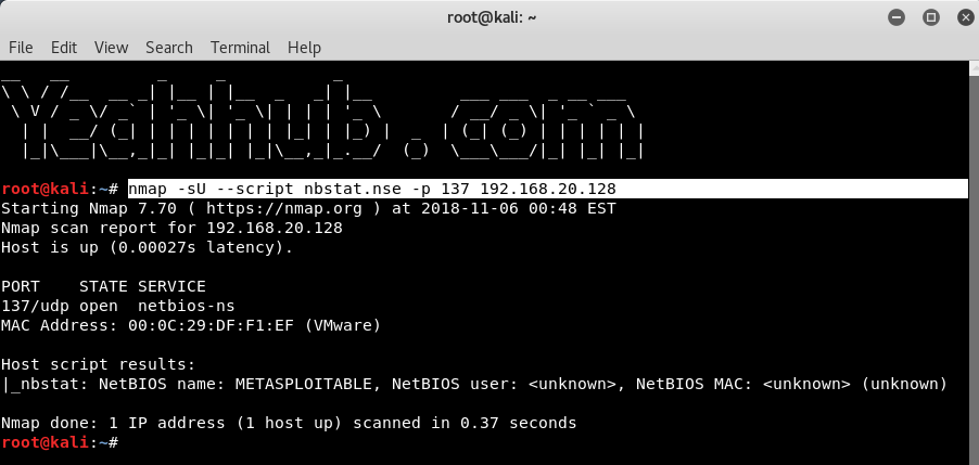 Comandi Nmap