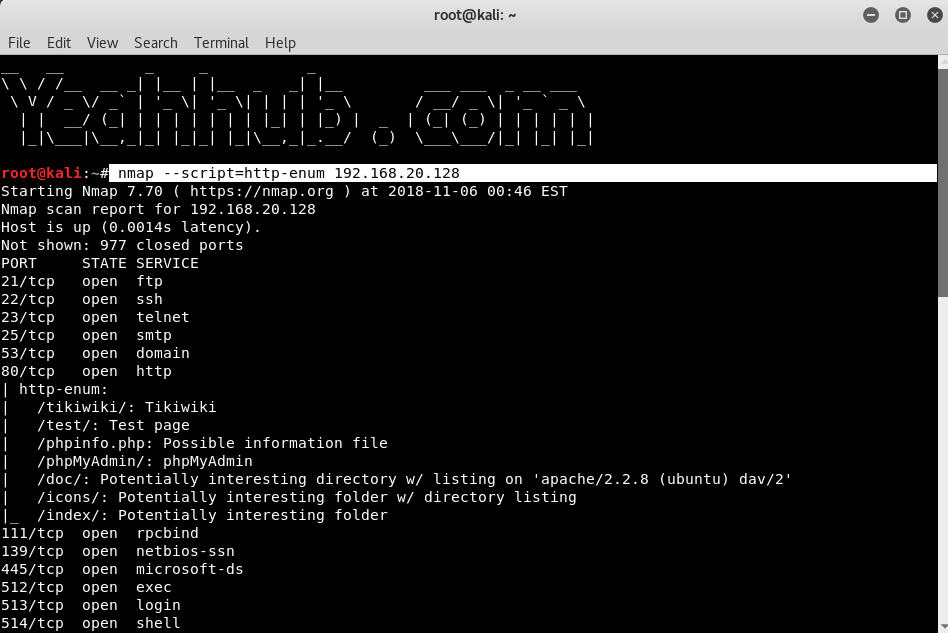 Comandi Nmap