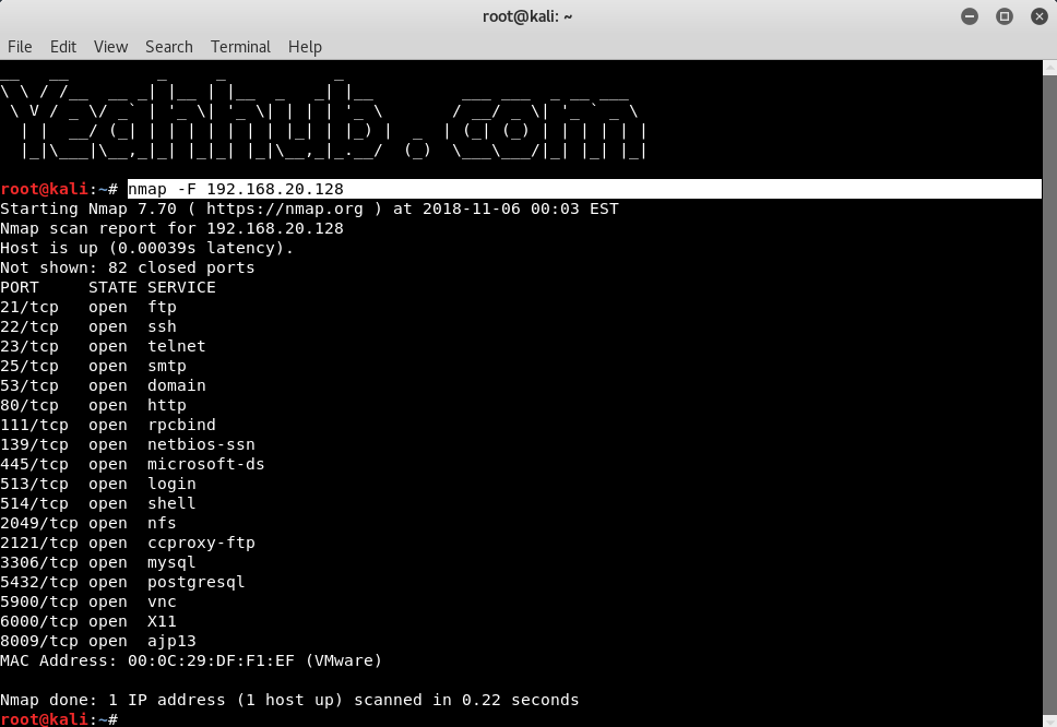 Comandi Nmap