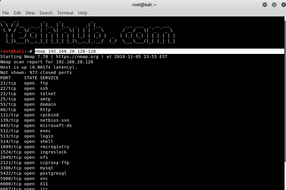 Comandi Nmap