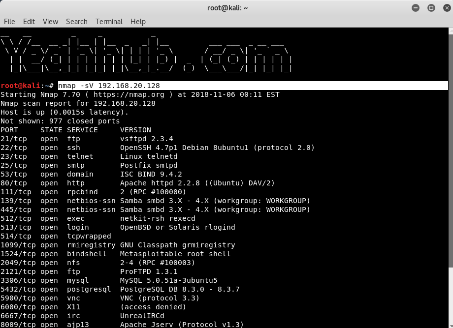 Comandi Nmap