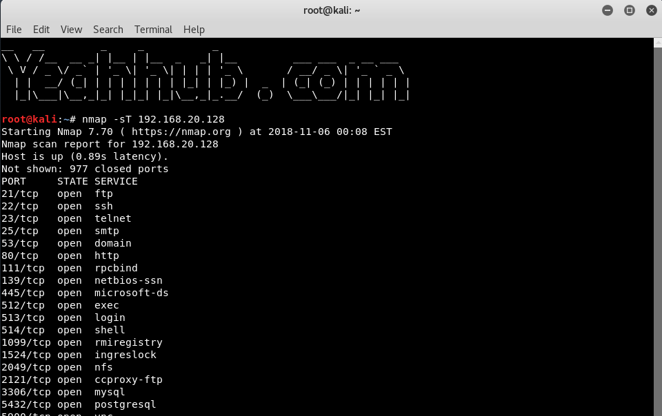 Comandi Nmap