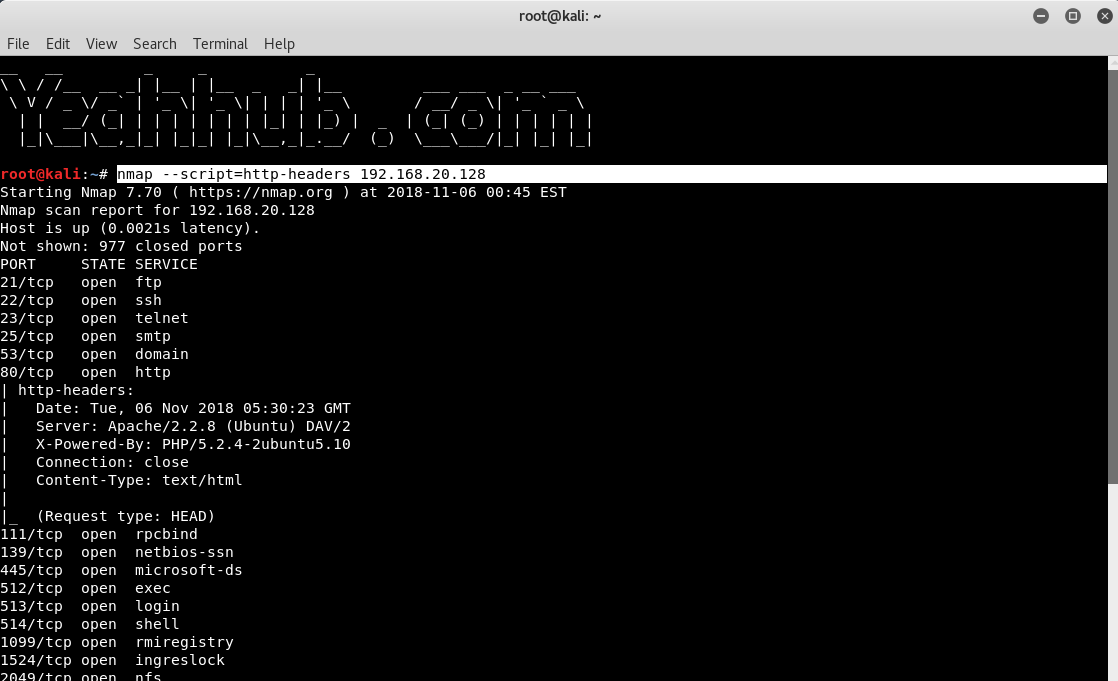 Comandi Nmap