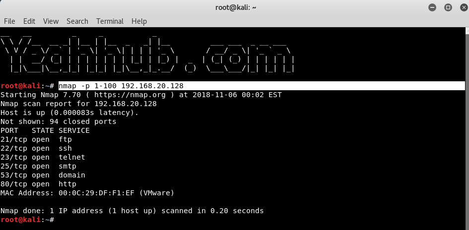 Comandi Nmap