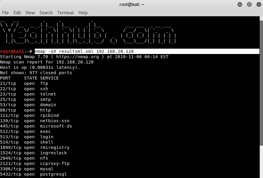 Comandi Nmap