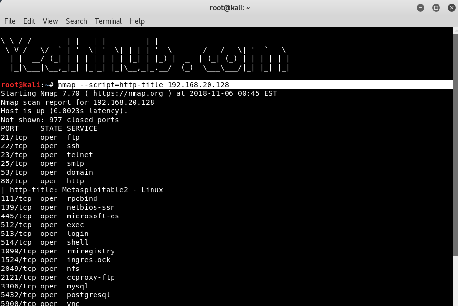 Comandi Nmap